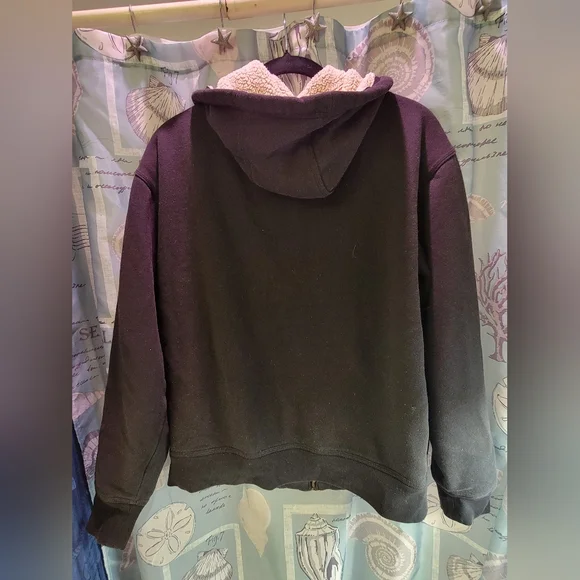 Moose Creek Black Hoodie with Cream Lining - Picture 5 of 8